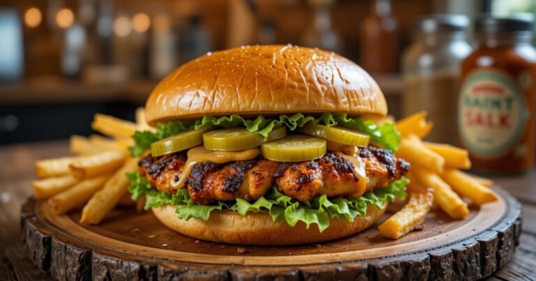 Cajun Blackened Chicken Sandwich Recipe – Spicy, Juicy, and Easy to Make!