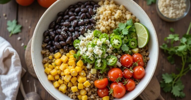 Easy Vegan Tex-Mex Bowl Recipe – Flavorful & Healthy