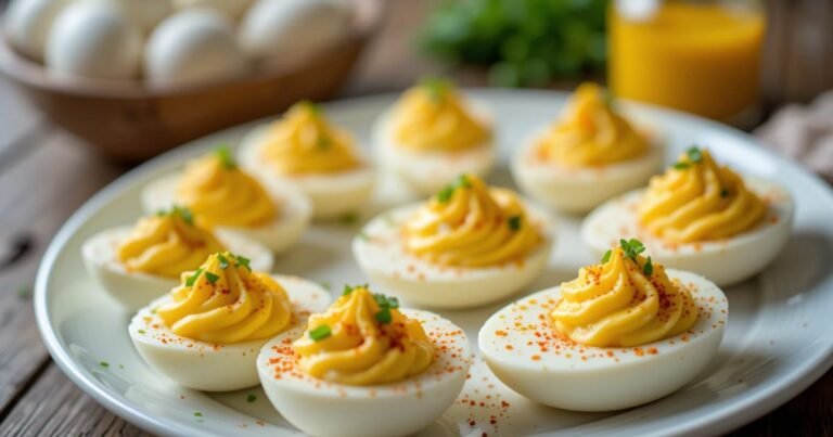 Easy Deviled Eggs Recipe – Quick, Classic, and Crowd-Pleasing